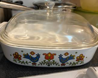 Corning Ware Country Festival Lidded Casserole Dish