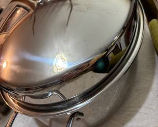 All-Clad Stainless Steel Covered Oval Roaster