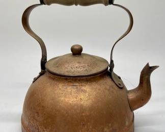 Vintage Copper Teakettle Made in Portugal