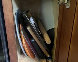 Pans and cutting boards