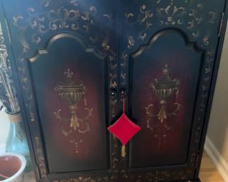 Black decorative cabinet 32 x 40