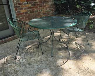 Outdoor Table with 2 Chairs