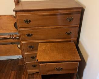 Bedroom suit for size bed, chest and nightstand