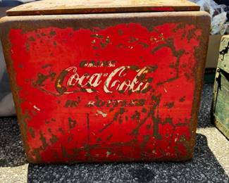 Vintage Coca-Cola Cooler 1950-1960's - $150