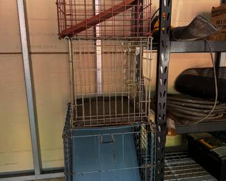Dog crates $50-$100 (3 medium & 1 XL)