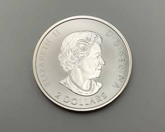 1/2 Oz Round Silver 2018 Canada Polar Bear