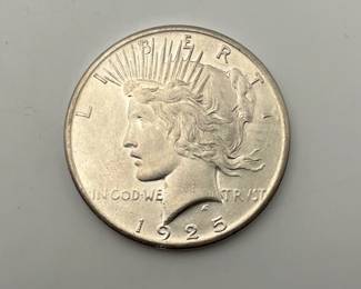 1925 US Peace Silver Dollar