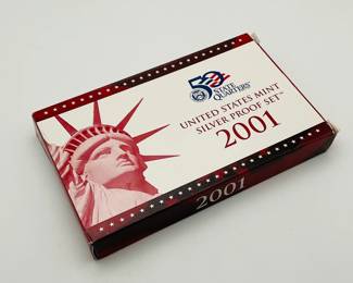 2001 US Mint Silver Proof Set