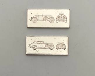 Sterling Silver Classic Car Ingots