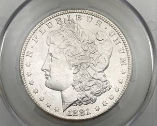 1881-S US Morgan Dollar, CAC MS62