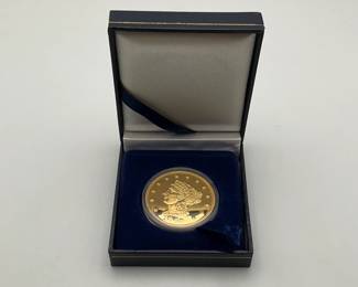Collectible Reproduction of 1848 Liberty Head Quarter Eagle