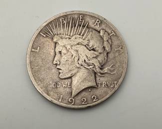 1922-D US Peace Dollar