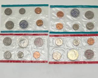 1968 and 1970 D and P Uncirculated Coin Sets