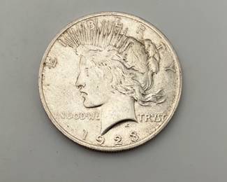 1923 US Peace Silver Dollar