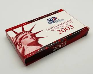 2003 US Mint Silver Proof Set