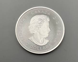 2018 Canada First Special Service Force $2 1/2 Oz Silver Round