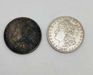 1887 US Morgan Dollars