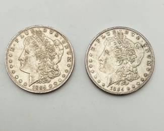 1884-O Morgan Dollars
