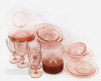 Pink Depression Glass