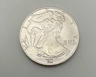 Walking Liberty 1/2 Oz Fine Silver Round