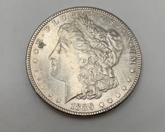 1889 US Morgan Silver Dollar