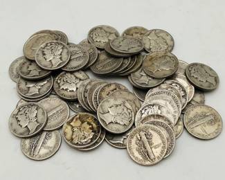 1942 Mercury Dimes