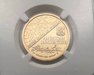 2018-D American Innovation George Washington Presidential Dollar