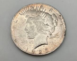 1923 US Peace Silver Dollar