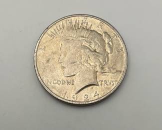 1924 US Peace Dollar