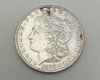 1883 US Morgan Dollar