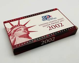 2002 US Mint Silver Proof Set