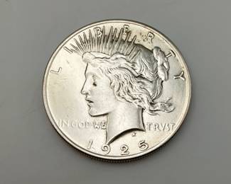 1925 US Peace Dollar