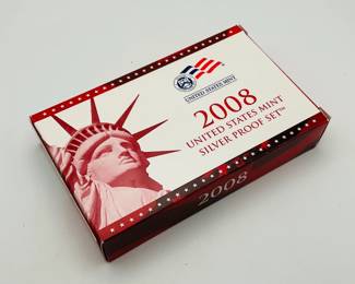 2008 US Mint Silver Proof Set