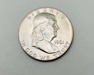 1961-D Franklin Silver 50c