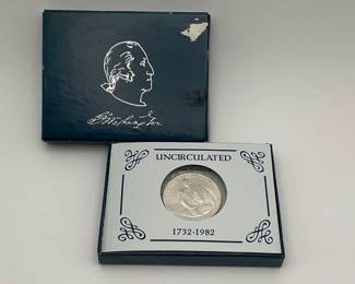 1982 George Washington Silver Half Dollar