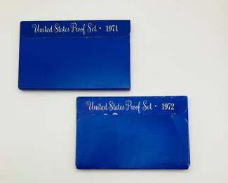 1971 and 1972 US Mint Proof Sets