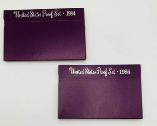 1984 & 1985 US Mint Proof Sets