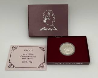 1982 Silver George Washington Half Dollar Proof