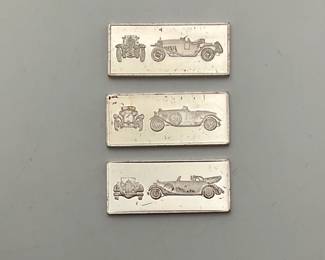 Classic Car Silver Ingots