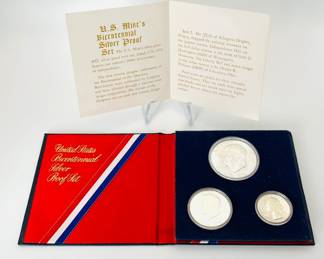 1976-S Proof Silver Bicentennial Set