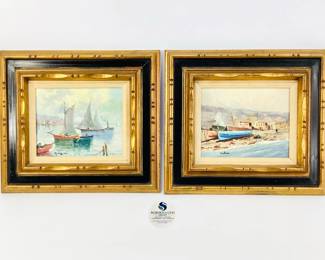 Seaside Original Oil Paintings