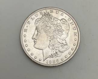 1886-O US Morgan Dollar