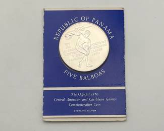 1970 Panama 5 Balboas