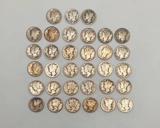 1920s Mercury Dimes