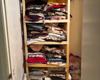 Assorted Fabric + Sewing supplies