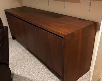 Midcentury Walnut Credenza Sideboard by Dillingham