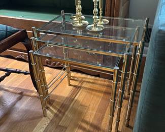Brass Nesting Tables