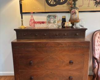 Stunning Antique Empire Secretary Chest