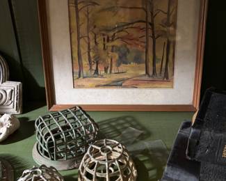 Orignal Art, Vingage Flower Frogs