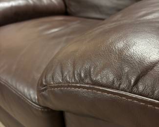 Oversized Chocolate Brown Swivel Chair